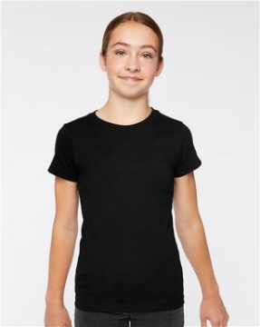 LAT - Girls' Fine Jersey Tee - 2616