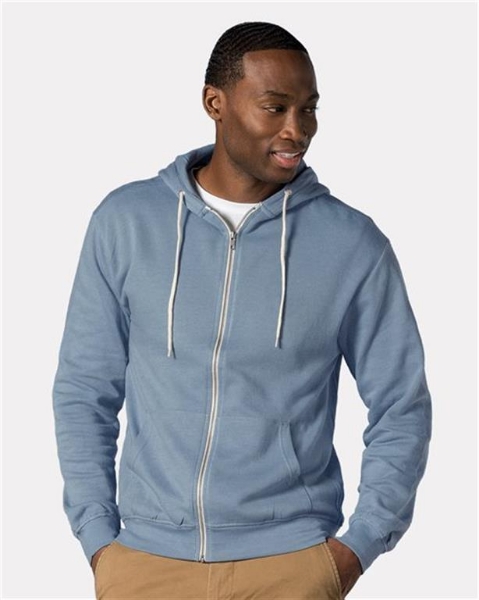 MV Sport - Retro Heather Full-Zip Hooded Sweatshirt - 2349