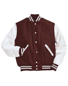 Maroon/ White