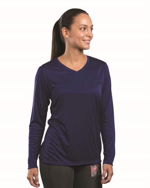 Holloway - Women's Momentum Long Sleeve V-Neck T-Shirt - 222824