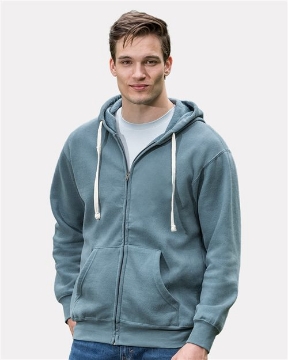 MV Sport - Vintage Fleece Full-Zip Hooded Sweatshirt - 22132