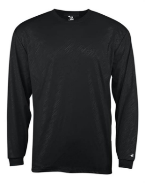 Badger - Youth Line Embossed Long Sleeve T-Shirt - 2145