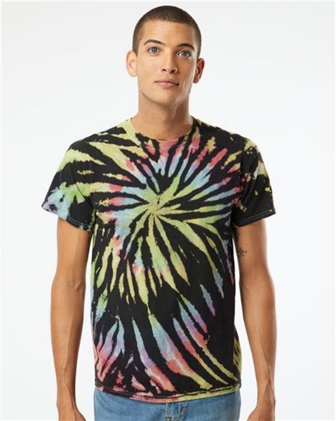 Dyenomite - Multi-Color Spiral Tie-Dyed T-Shirt - 200MS