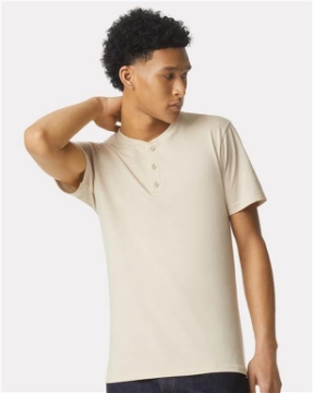 American Apparel - CVC Henley Tee - 2004CVC