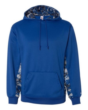 Badger - Digital Camo Colorblock Performance Fleece Hooded Sweatshirt - 1464