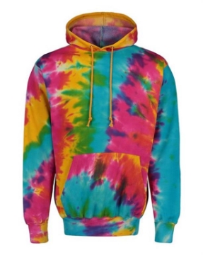 MV Sport - Classic Fleece Tie-Dye Hooded Sweatshirt - 1290