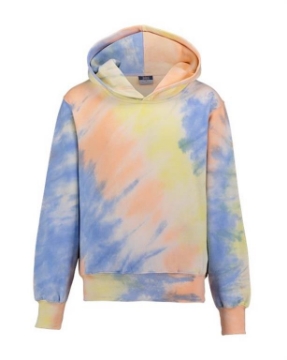 MV Sport - Youth Classic Fleece Tie Dye Hooded Sweatshirt - 128Y