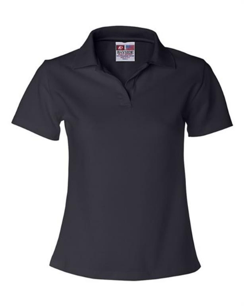 Bayside - Women's USA-Made V-Neck Polo - 1050