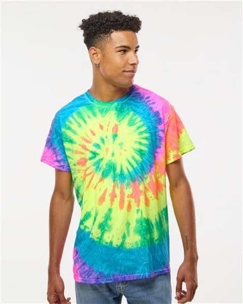 Colortone - Multi-Color Tie-Dyed T-Shirt - 1000