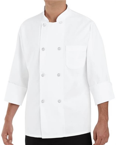 Chef Designs - Eight Pearl Button Chef Coat - 0403