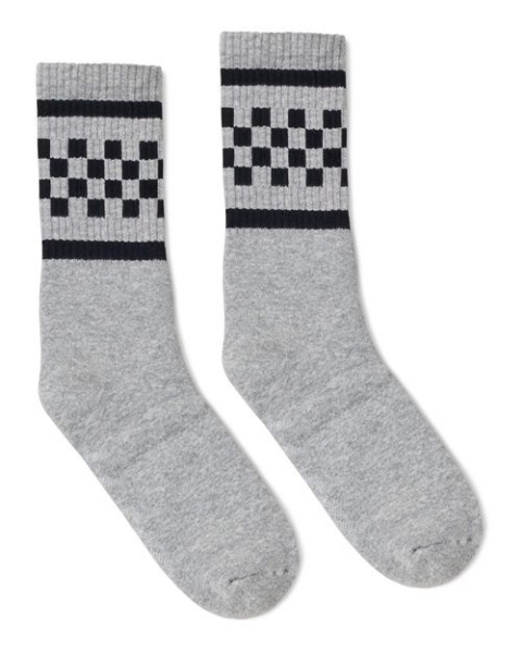 SOCCO - USA-Made Checkered Crew Socks - SC300