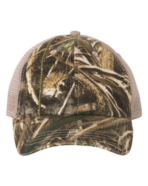 Kati - Licensed Camo Washed Mesh Cap - LC101V