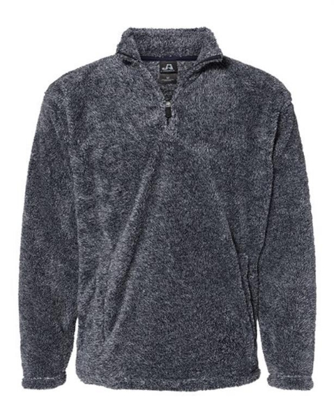 J. America - Boundary Shag Frosty Sherpa Quarter-Zip Pullover - 8464