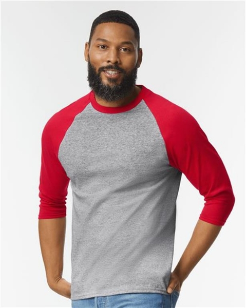 Gildan - Heavy Cotton™ Raglan Three-Quarter Sleeve T-Shirt - 5700