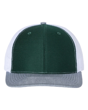 Dark Green/ White/ Heather Grey