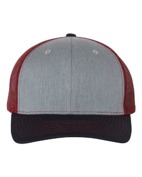 Heather Grey/ Cardinal/ Navy