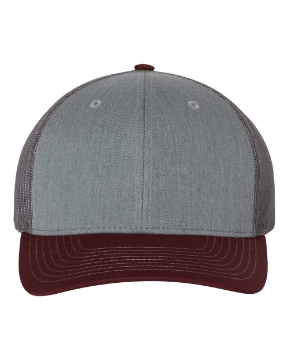 Heather Grey/ Charcoal/ Maroon