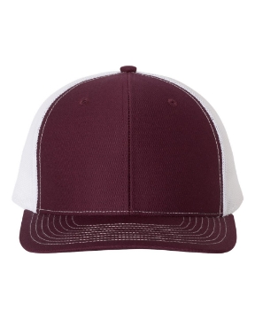 Maroon/ White