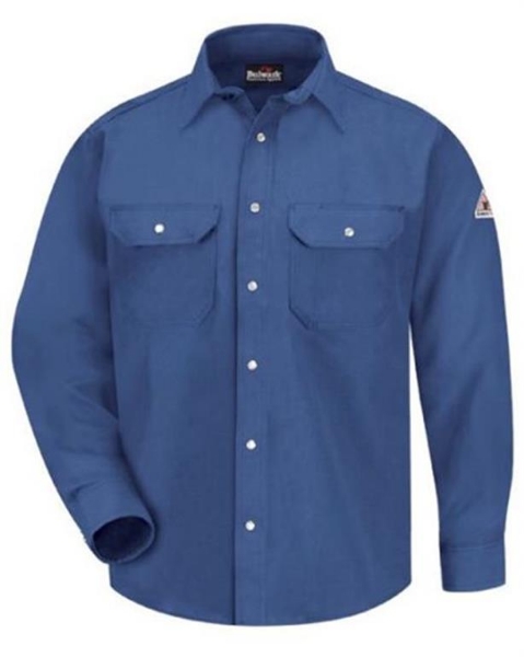 Bulwark - Snap-Front Uniform Shirt - Nomex® IIIA - 6 oz. - Tall Sizes - SNS6T