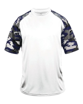 White/ Navy Camo