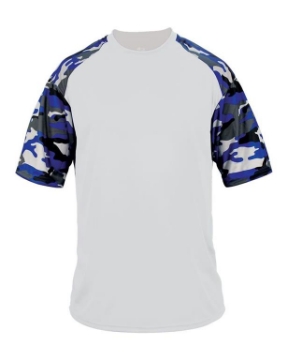 White/ Royal Camo