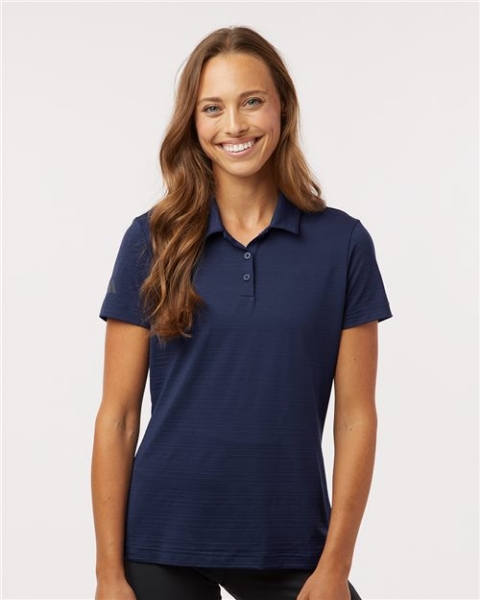 Adidas - Women's Textured Stripe Polo - A707