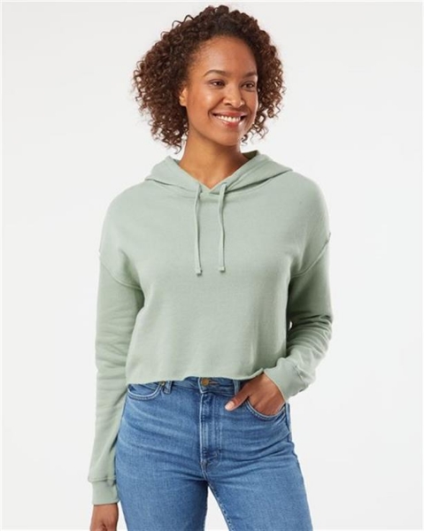 Independent Trading Co. - Women’s Lightweight Crop Hooded Sweatshirt - AFX64CRP