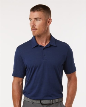 Adidas - Men's Textured Stripe Polo - A704