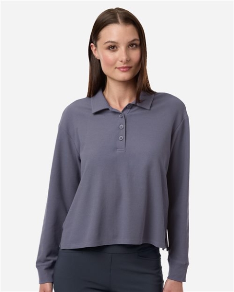 Adidas - Women's Beyond Long Sleeve Loose Polo - A1008