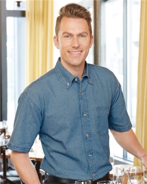 Sierra Pacific - Men's Denim Short Sleeve Shirt - 0211