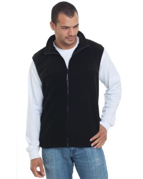 Bayside - Men's USA-Made Full-Zip Fleece Vest - 1120