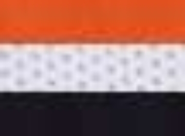 Orange/ White/ Black