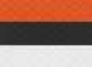 Orange/ Black/ White