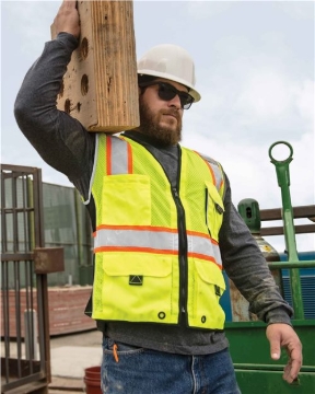 Kishigo - Unisex Premium Black Series® Heavy-Duty Vest - 1513-1514