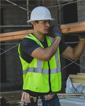 Kishigo - Unisex Zippered Mesh Economy Class 2 Vest - 1547-1548