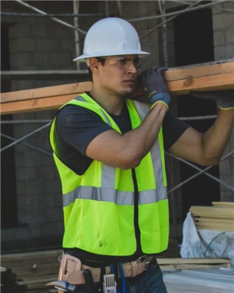 Kishigo - Unisex Zippered Mesh Economy Class 2 Vest - 1547-1548