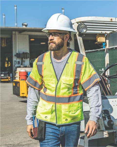 Kishigo - Unisex Premium Brilliant Series® Breakaway Class 3 Vest - 1552B