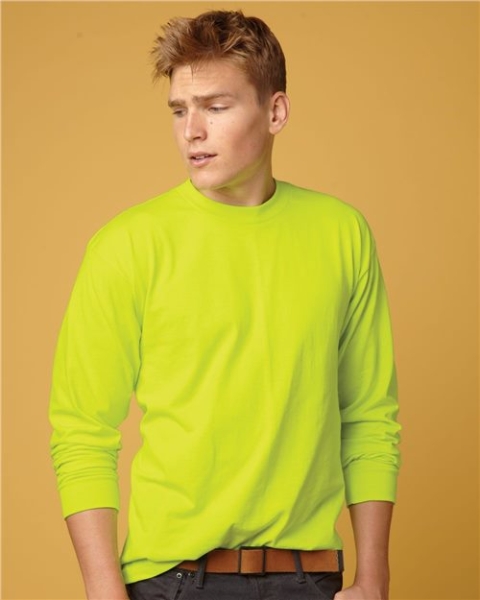 Bayside - Men's USA-Made 50/50 Long Sleeve T-Shirt - 1715