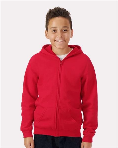 Gildan - Youth Heavy Blend™ Full-Zip Hooded Sweatshirt - 18600B