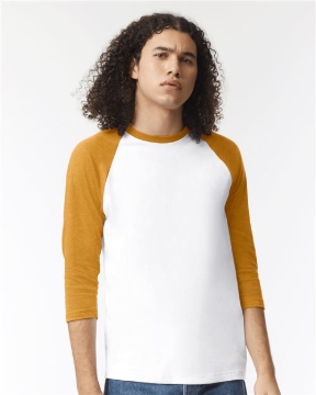 American Apparel - Unisex CVC Three-Quarter Sleeve Tee - 2003CVC