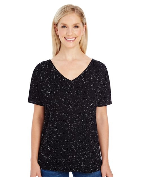Threadfast Apparel - Women's Tri-Blend Fleck V-Neck T-Shirt - 203FV