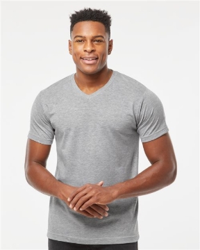 Tultex - Men's Poly-Rich V-Neck T-Shirt - 207