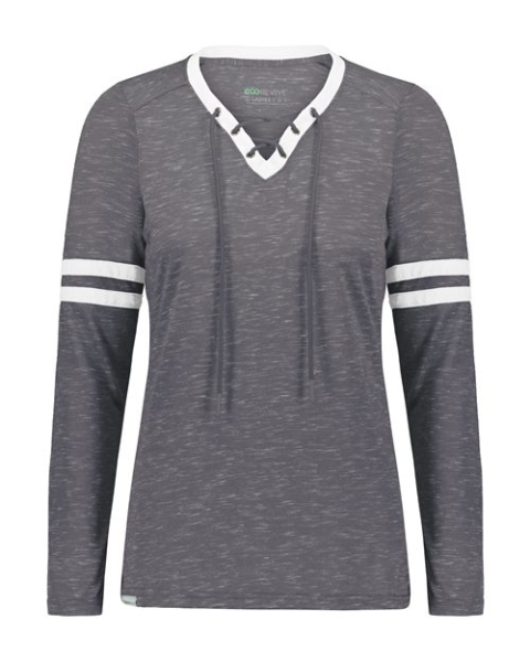 Holloway - Women's Eco Revive™ Monterey Long Sleeve V-Neck T-Shirt - 223246