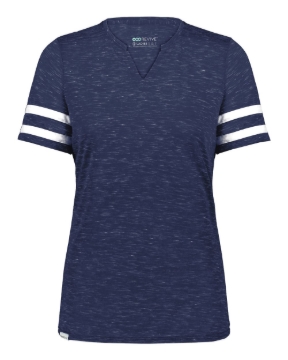 Navy Heather/ White