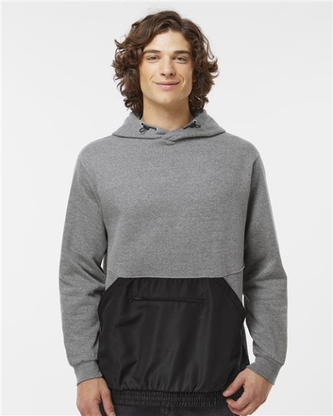 MV Sport - Unisex Mixed Media Hooded Sweatshirt - 23112