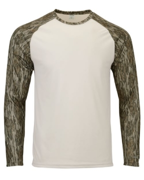 Paragon - Men's Jackson Mossy Oak Colorblocked Long Sleeve T-Shirt - 236