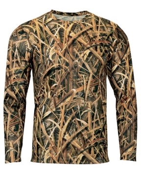 Paragon - Men's Oxford Performance Camo Print Long Sleeve T-Shirt - 237