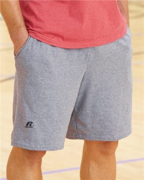 Russell Athletic - Men's Cotton Classic Jersey Shorts with Pockets - 25843M