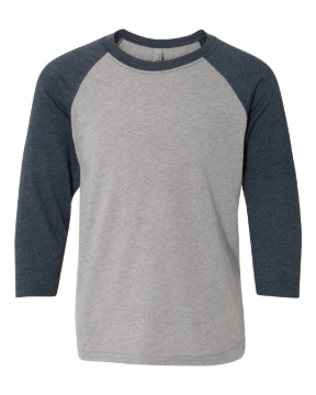 Midnight Navy Sleeves/ Dark Heather Grey Body