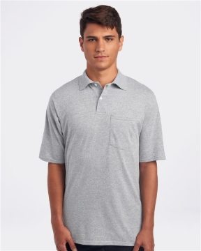 JERZEES - Men's SpotShield® 50/50 Polo with Pocket - 436MPR